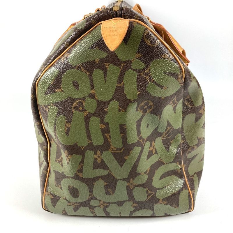 Louis Vuitton Boston Bag Keepall 50 Monogram Graffiti Canvas