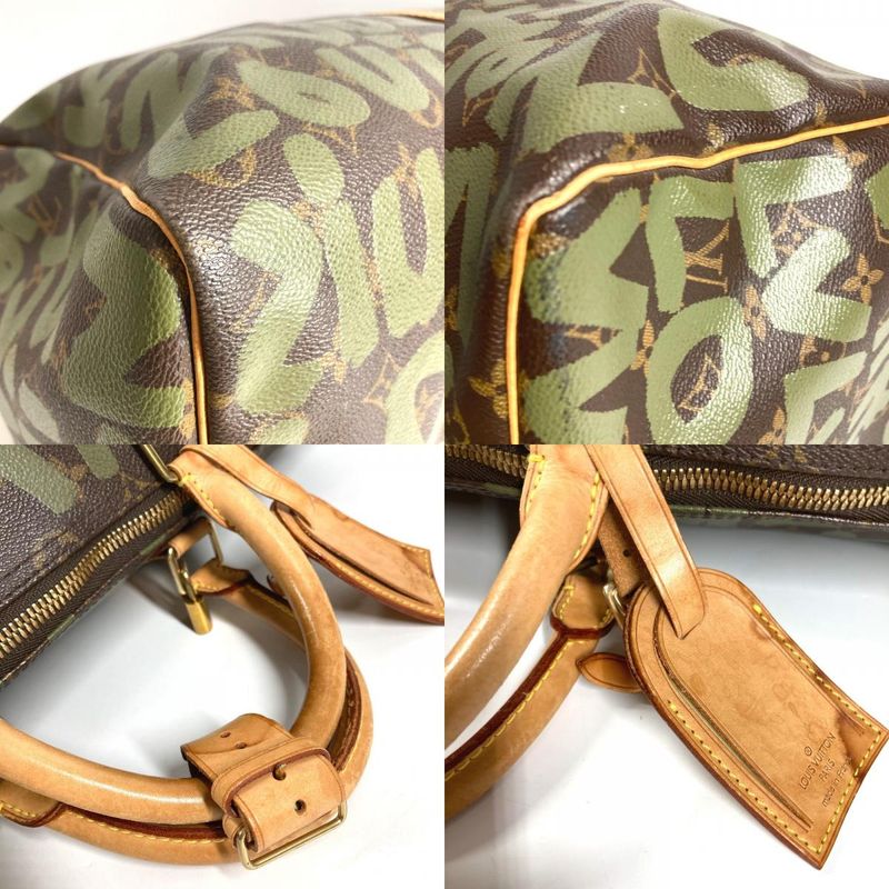 Louis Vuitton Boston Bag Keepall 50 Monogram Graffiti Canvas