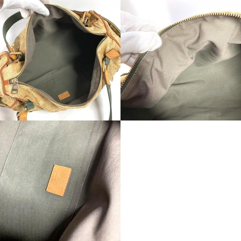 Louis Vuitton Shoulder Bag Squirrel Monogram Denim Khaki