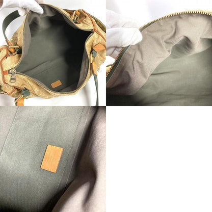 Louis Vuitton Shoulder Bag Squirrel Monogram Denim Khaki
