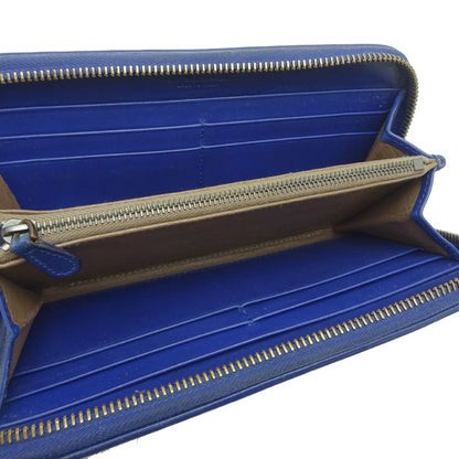 Bottega Veneta Long Wallet Leather Blue