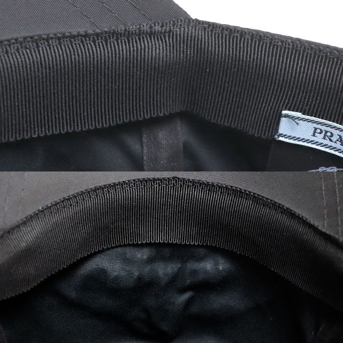 Prada Re-Nylon Baseball Cap Black M