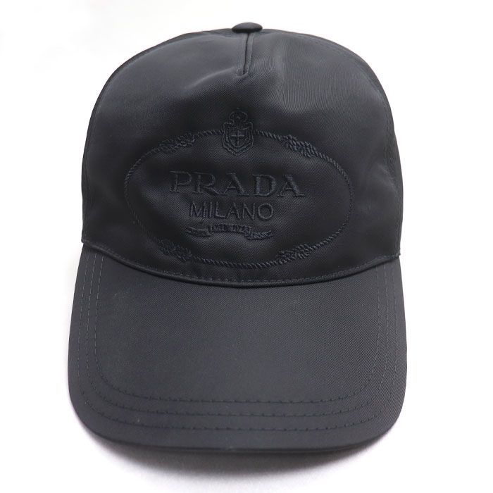 Prada Re-Nylon Baseball Cap Black M