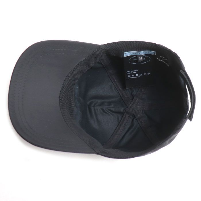 Prada Re-Nylon Baseball Cap Black M