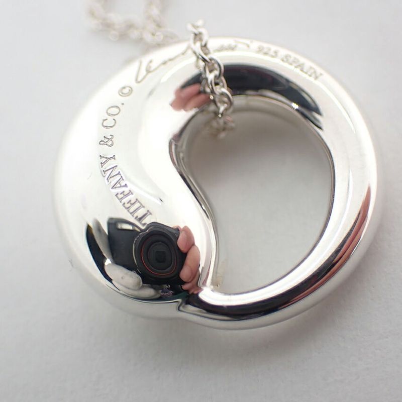 Tiffany & Co. 925 Eternal Circle Pendant Necklace