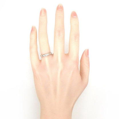Cartier Ring Stella Point Diamond 18K White Gold 50