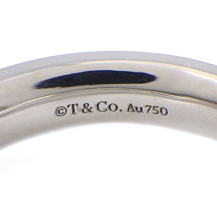 Tiffany & Co. Ring T One Wide 18K White Gold