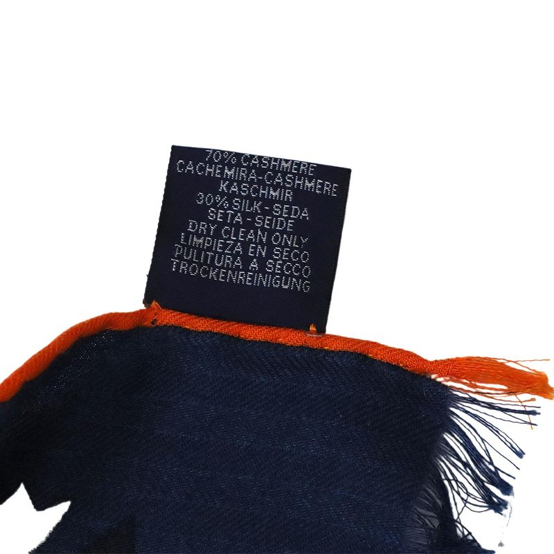 Hermes Large Shawl Cheval de Fit Cashmere Silk Multicolor