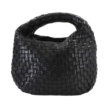 Bottega Veneta Intrecciato Hobo Hand Leather Black