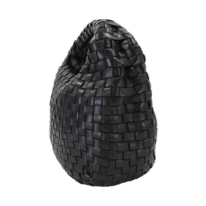 Bottega Veneta Intrecciato Hobo Hand Leather Black