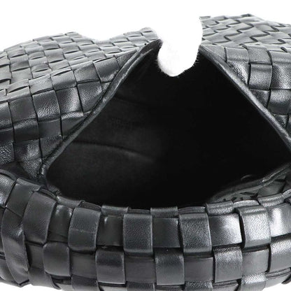 Bottega Veneta Intrecciato Hobo Hand Leather Black