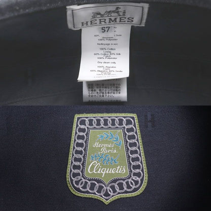 Hermes Denim Beret Blue 57