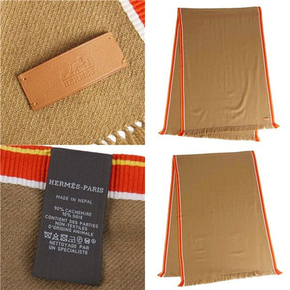 Hermes Muffler Shawl Cashmere Silk les Scarf