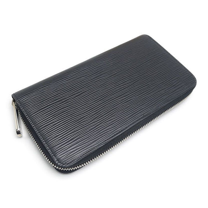 Louis Vuitton Zippy Long Wallet Black Round Zip