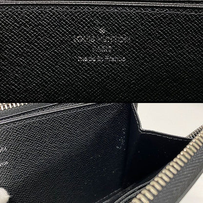 Louis Vuitton Zippy Long Wallet Black Round Zip