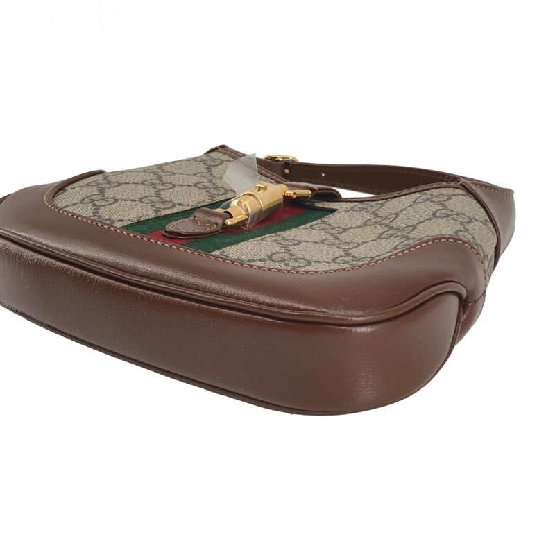 Gucci Jackie GG Supreme Handbag Beige Brown