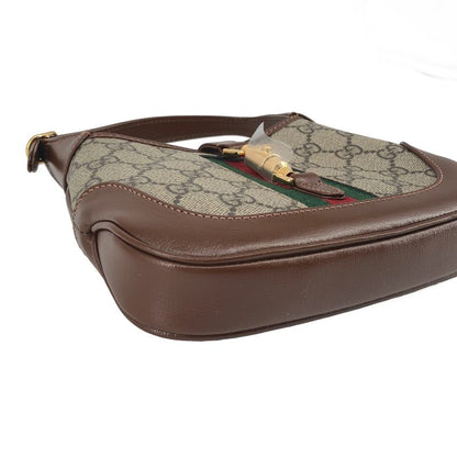 Gucci Jackie GG Supreme Handbag Beige Brown