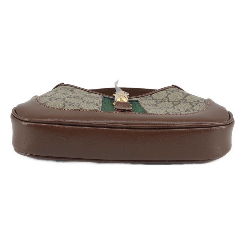 Gucci Jackie GG Supreme Handbag Beige Brown