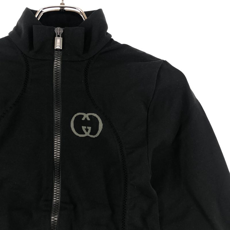 Gucci Seamless Jersey Zip Jacket Interlocking Logo Zip Up