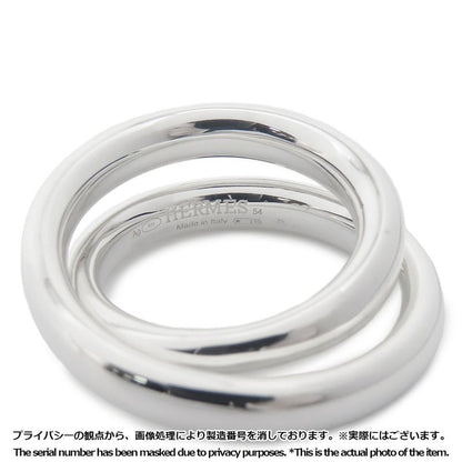 Hermes Ring Vertijus Silver 54