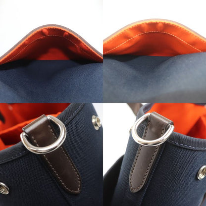 Hermes Sac de Pansage Groom 2-Way Shoulder Bag Navy F