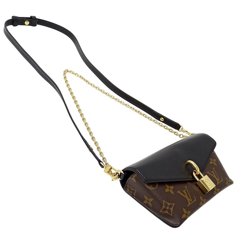 Louis Vuitton Monogram Shoulder Bag 2-Way Padlock on Strap
