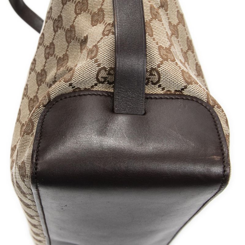 Gucci Eclipse Tote Beige Brown GG Canvas