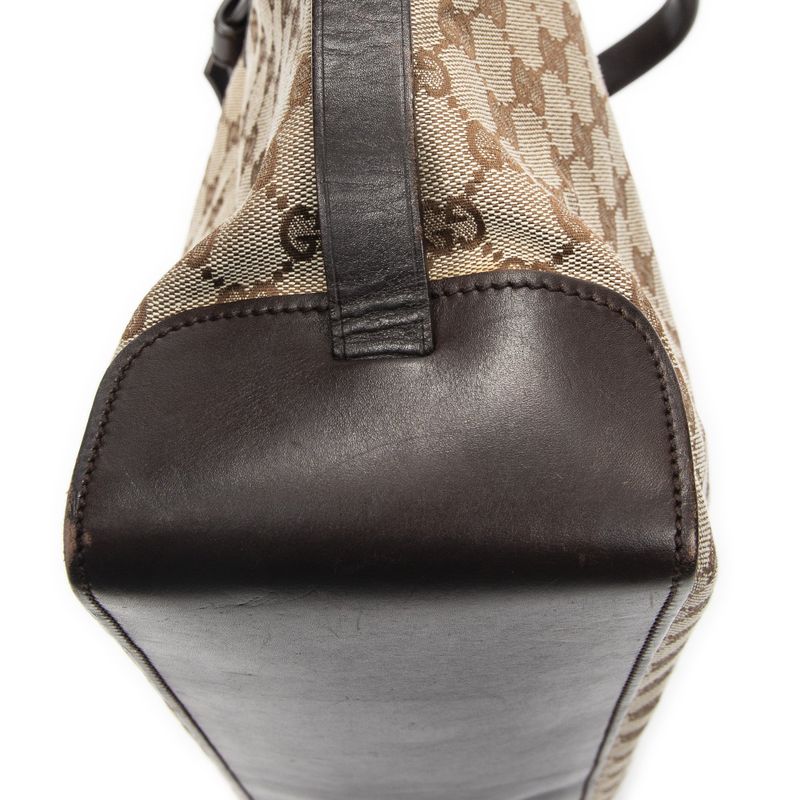 Gucci Eclipse Tote Beige Brown GG Canvas