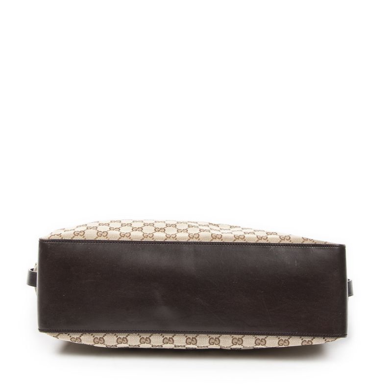 Gucci Eclipse Tote Beige Brown GG Canvas