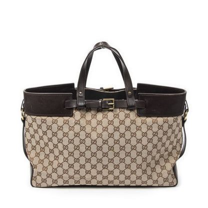 Gucci Eclipse Tote Beige Brown GG Canvas