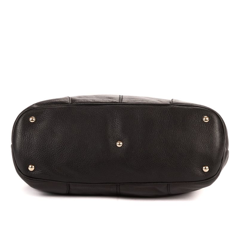 Gucci Horsebit Sienna Tote Black Calfskin Leather