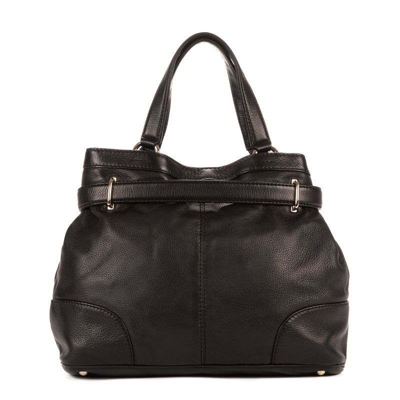 Gucci Horsebit Sienna Tote Black Calfskin Leather