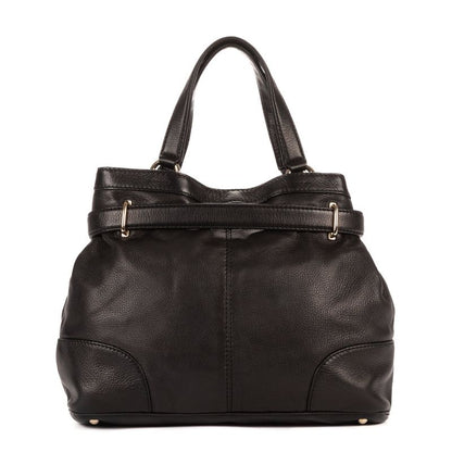 Gucci Horsebit Sienna Tote Black Calfskin Leather