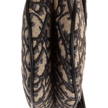 Dior Blue Canvas Bree Kusaddle Navy