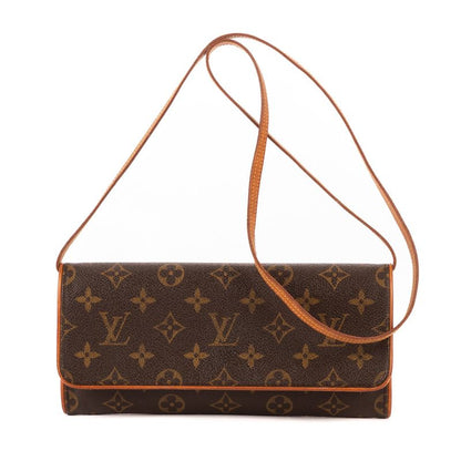 Louis Vuitton Twin Brown Monogram Canvas
