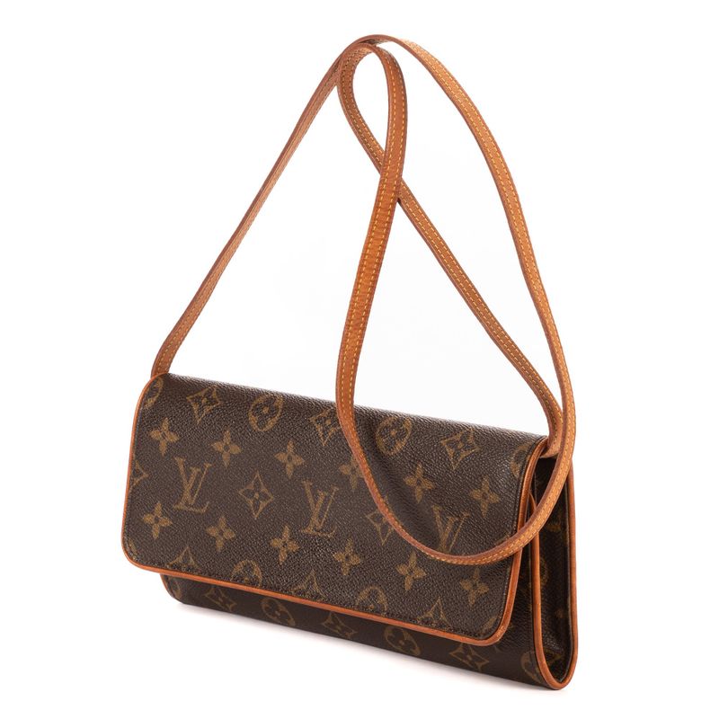 Louis Vuitton Twin Brown Monogram Canvas