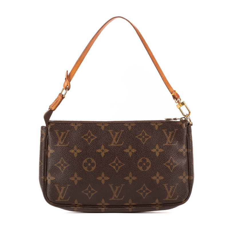 Louis Vuitton Pouch Brown Monogram Canvas AB