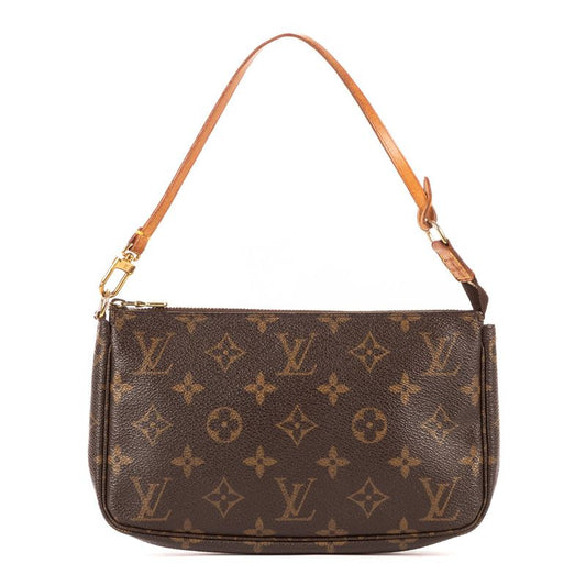 Louis Vuitton Pouch Brown Monogram Canvas AB