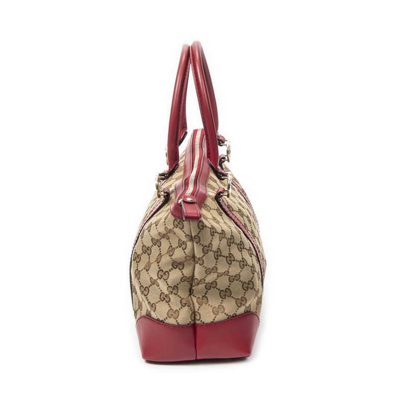 Gucci la Bree Tote Pink Beige GG Canvas