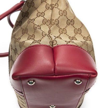 Gucci la Bree Tote Pink Beige GG Canvas