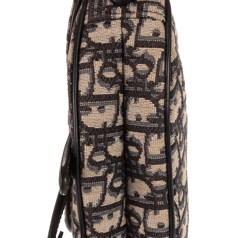 Dior Blue Canvas Bree Kusaddle Navy