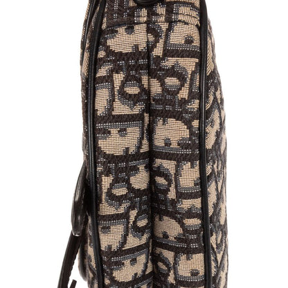 Dior Blue Canvas Bree Kusaddle Navy