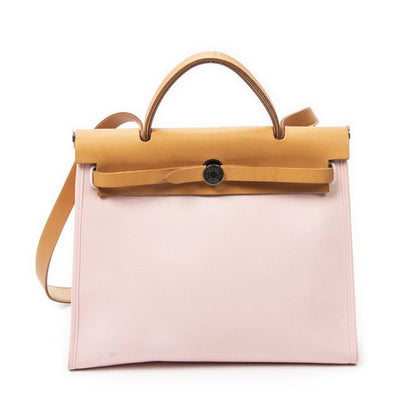 Hermes Herbag Zip Light Pink Tantoile Offiche