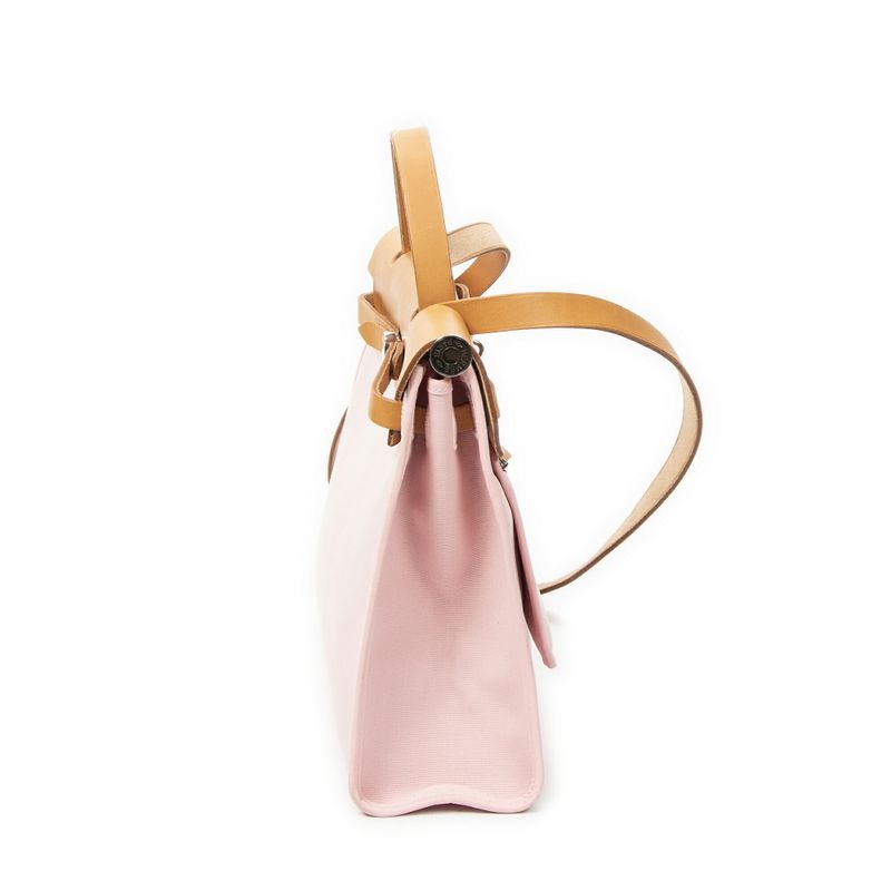 Hermes Herbag Zip Light Pink Tantoile Offiche