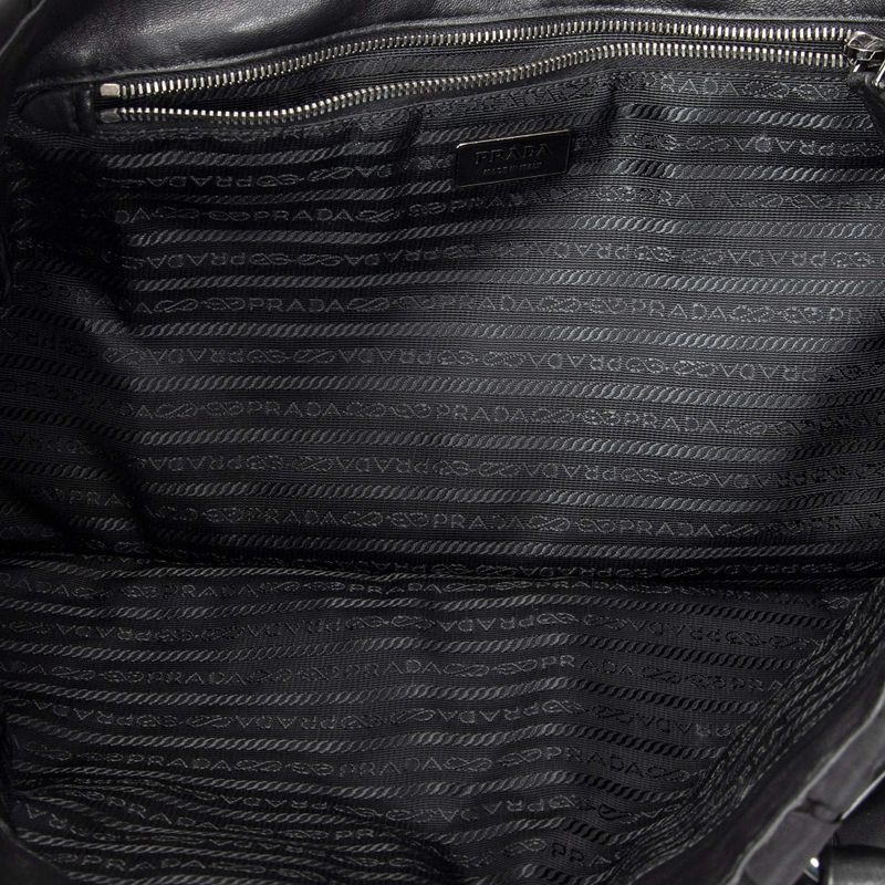 Prada Black Tessuto Go Full Canvas