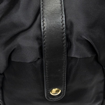 Prada Jacket Shopping Tote Black Canvas
