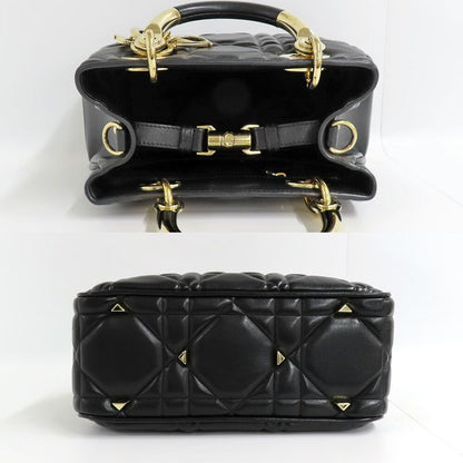 Dior 95.22 Cannage Handbag 2-Way Shoulder Calfskin