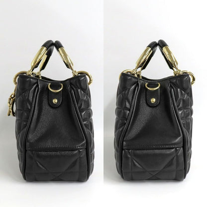 Dior 95.22 Cannage Handbag 2-Way Shoulder Calfskin