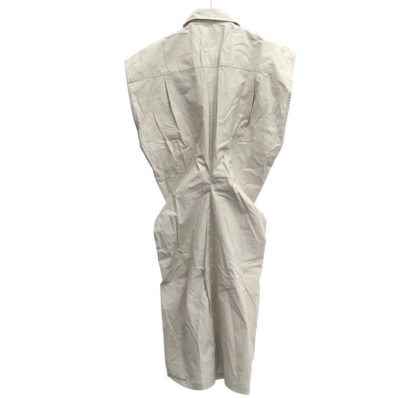 Bottega Veneta Sleeveless Shirt Dress Ivory 40