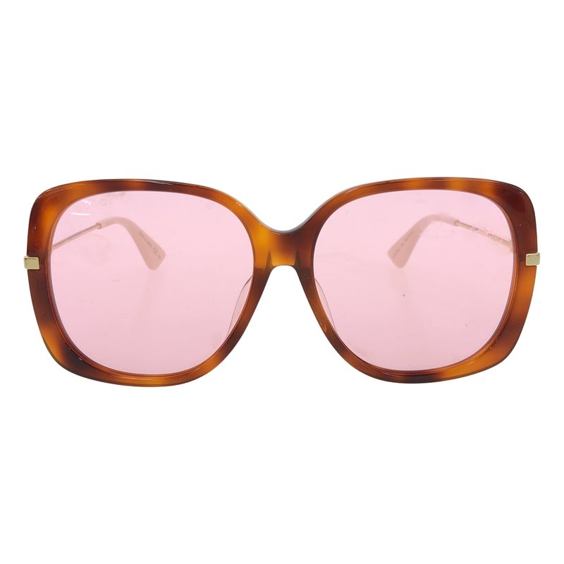 Gucci Butterfly Frame Sunglasses Pink 59